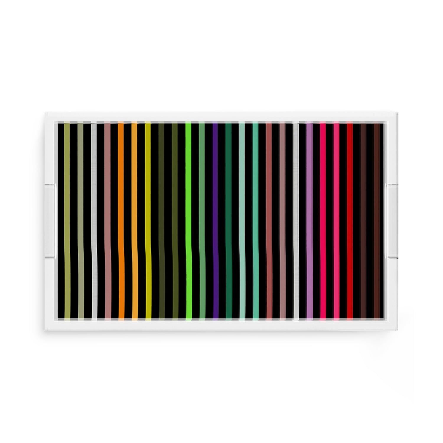 Spectrum Of Reality Black 17X10.5 Acrylic Tray - nicolettemayer.com
