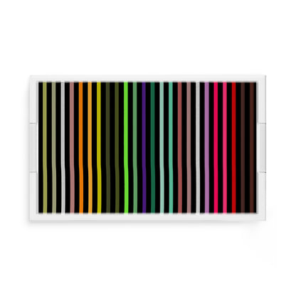 Spectrum Of Reality Black 17X10.5 Acrylic Tray - nicolettemayer.com
