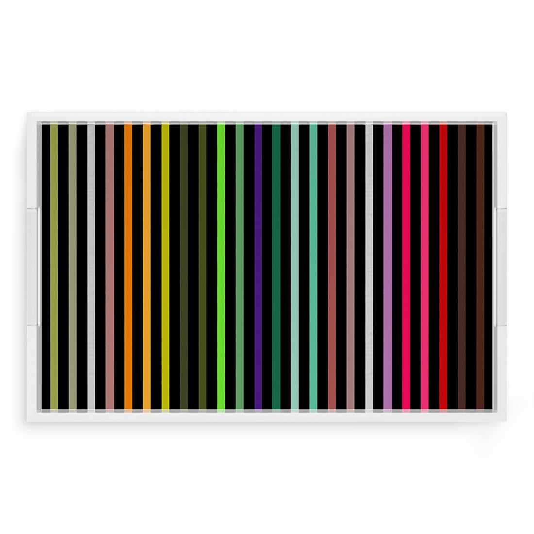 Spectrum Of Reality Black 22.5X14.5 Acrylic Tray - nicolettemayer.com
