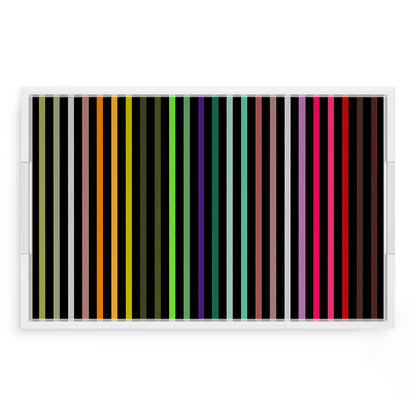 Spectrum Of Reality Black 22.5X14.5 Acrylic Tray - nicolettemayer.com
