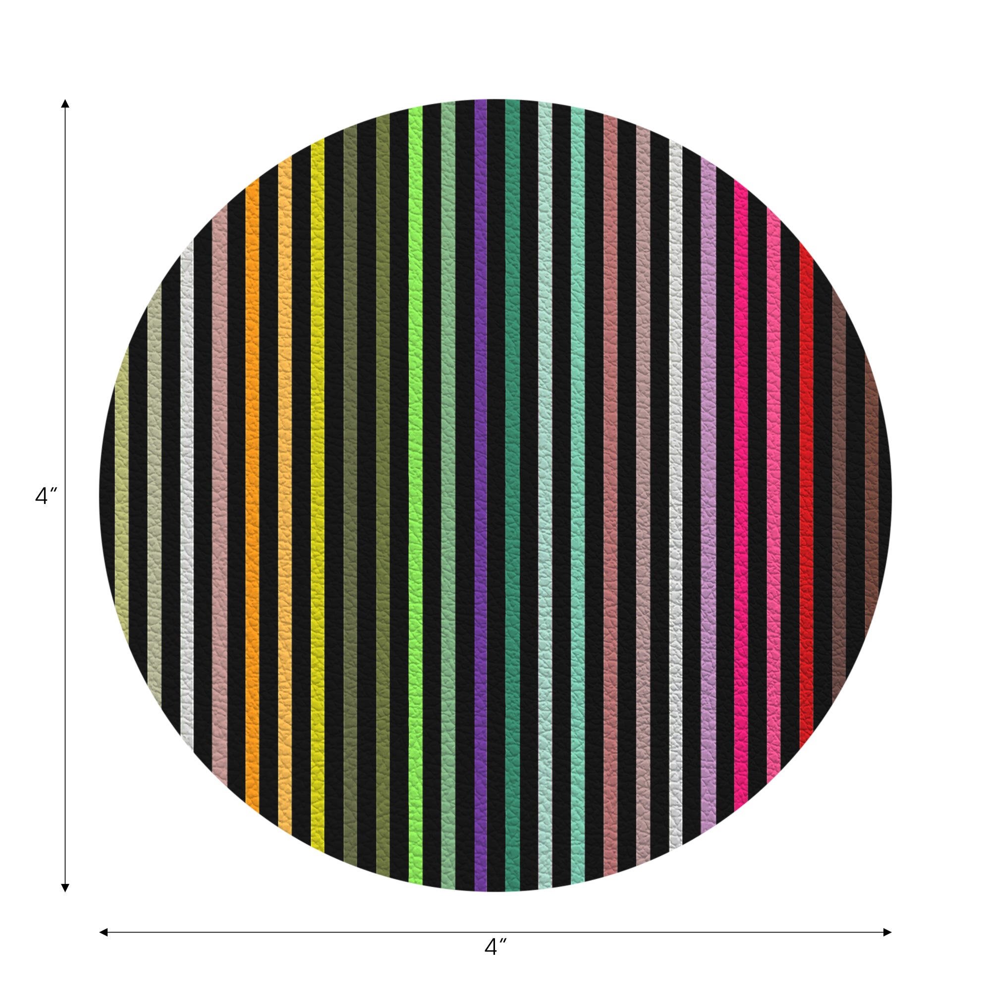 Spectrum Of Reality Black Vegan Leather Coasters - nicolettemayer.com