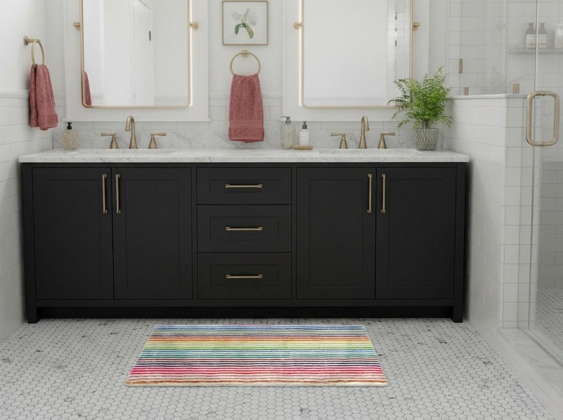 Spectrum White Brights Cloud Rectangle Washable Rug - nicolettemayer.com