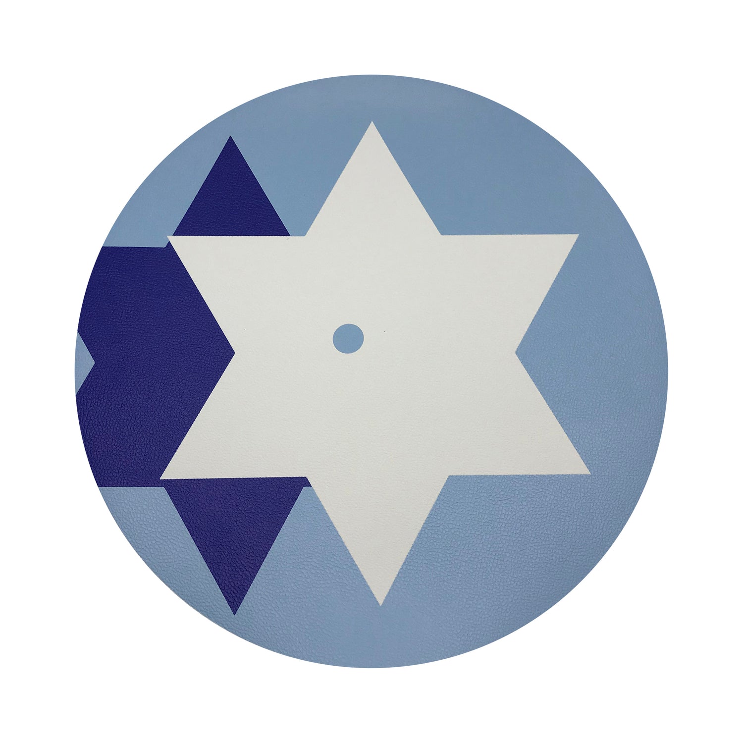 Star Of David 16 Round Pebble Placemats, Set Of 4 - nicolettemayer.com