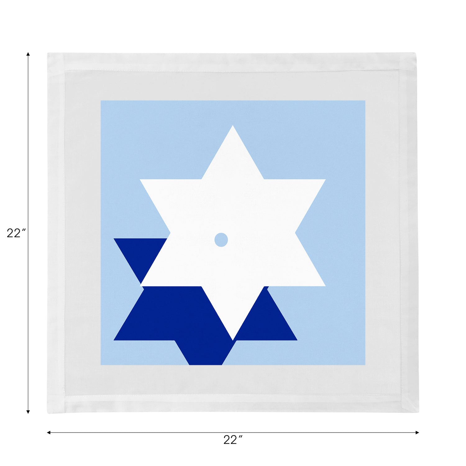 Stars Of David Cotton Sateen Dinner Napkins - nicolettemayer.com