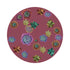 Succulents Floating Mauve 16" Round Pebble Placemats, Set of 4 - nicolettemayer.com
