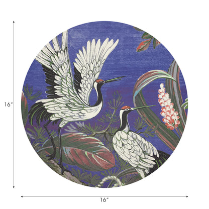 Summer Palace Norton 16&quot; Round Pebble Placemats, Set of 4 - nicolettemayer.com
