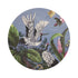 Summer Palace Pink Gray Original 16" Round Pebble Placemats, Set of 4 - nicolettemayer.com
