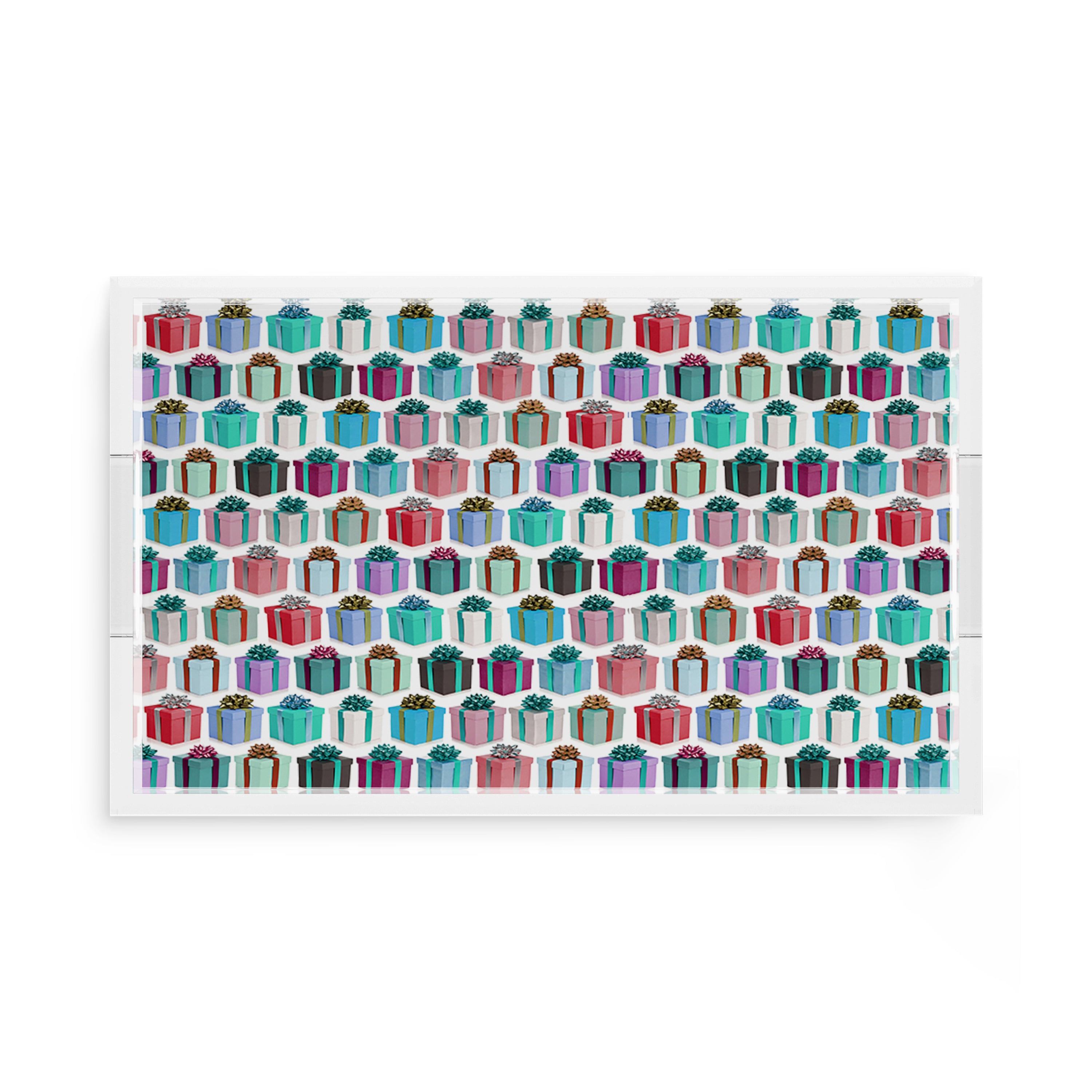 Surprise Soft Green Neutrals 17X10.5 Acrylic Tray - nicolettemayer.com
