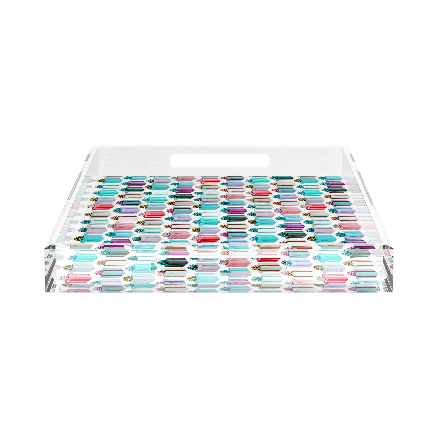 Surprise Soft Green Neutrals 22.5X14.5 Acrylic Tray - nicolettemayer.com
