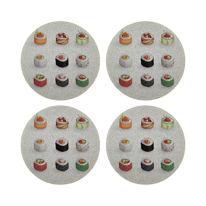 Sushi Go Round Beaded Placemat Smooth