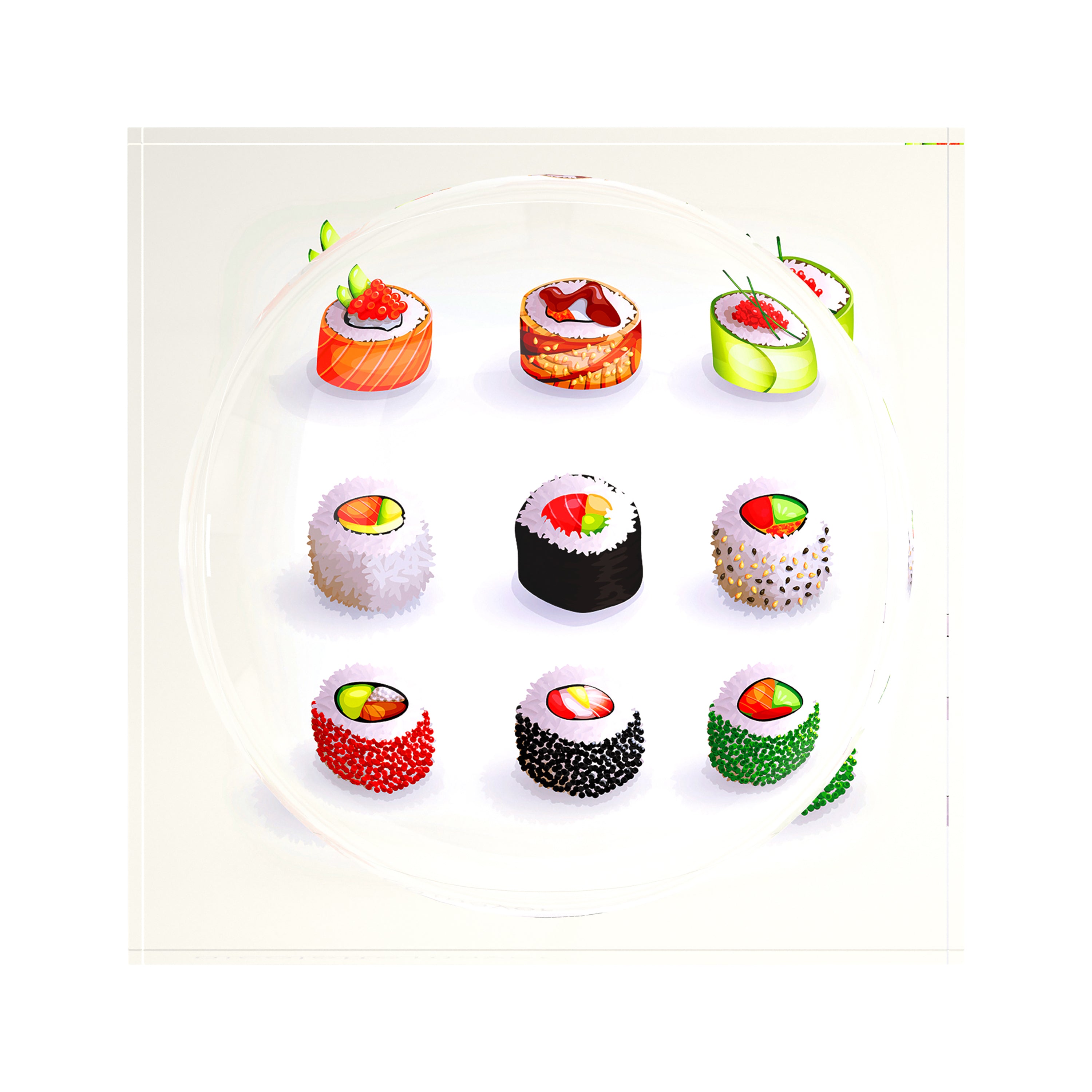 Sushi Go Acrylic Candy Catchall Dish