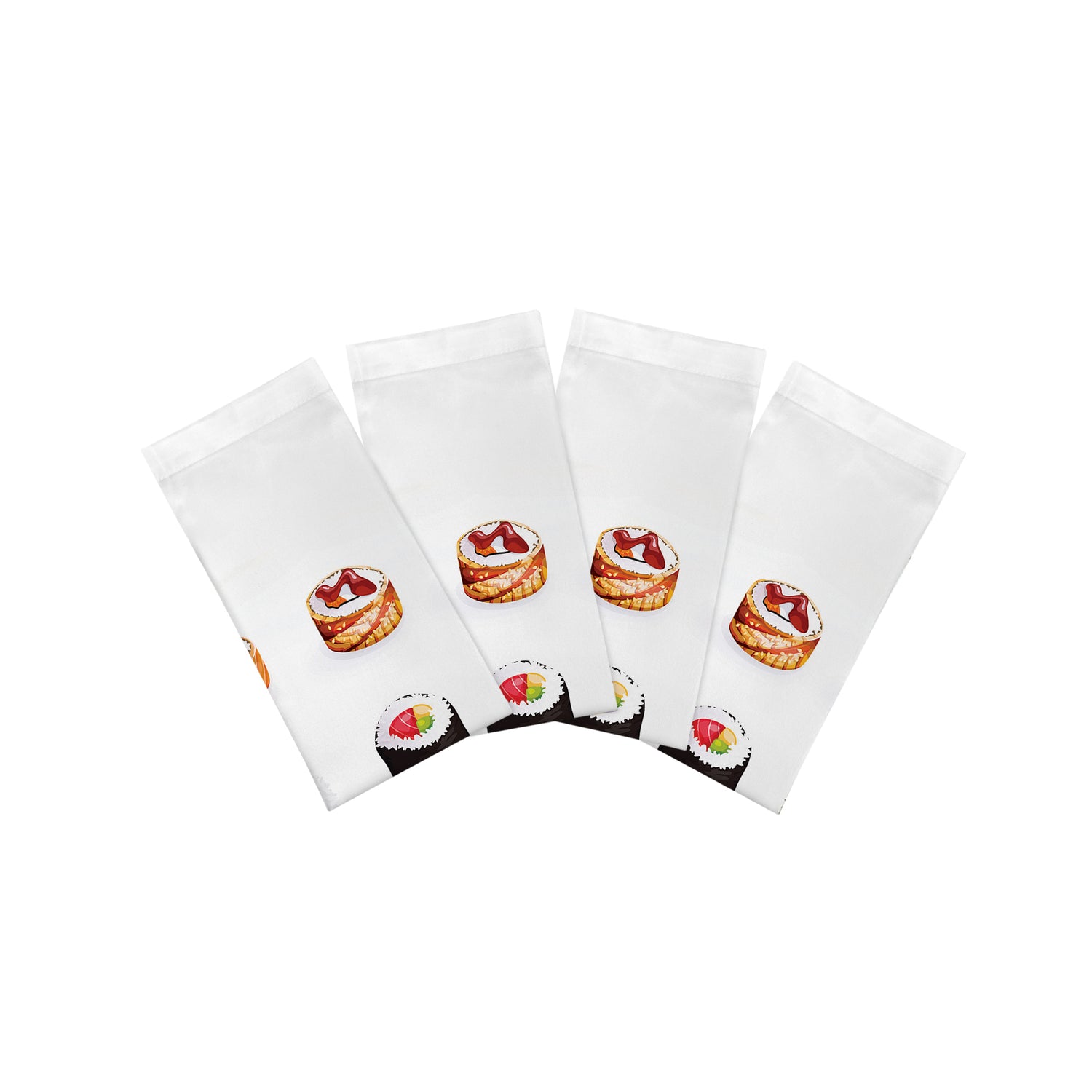 Sushi Go Cotton Sateen Dinner Napkins - nicolettemayer.com