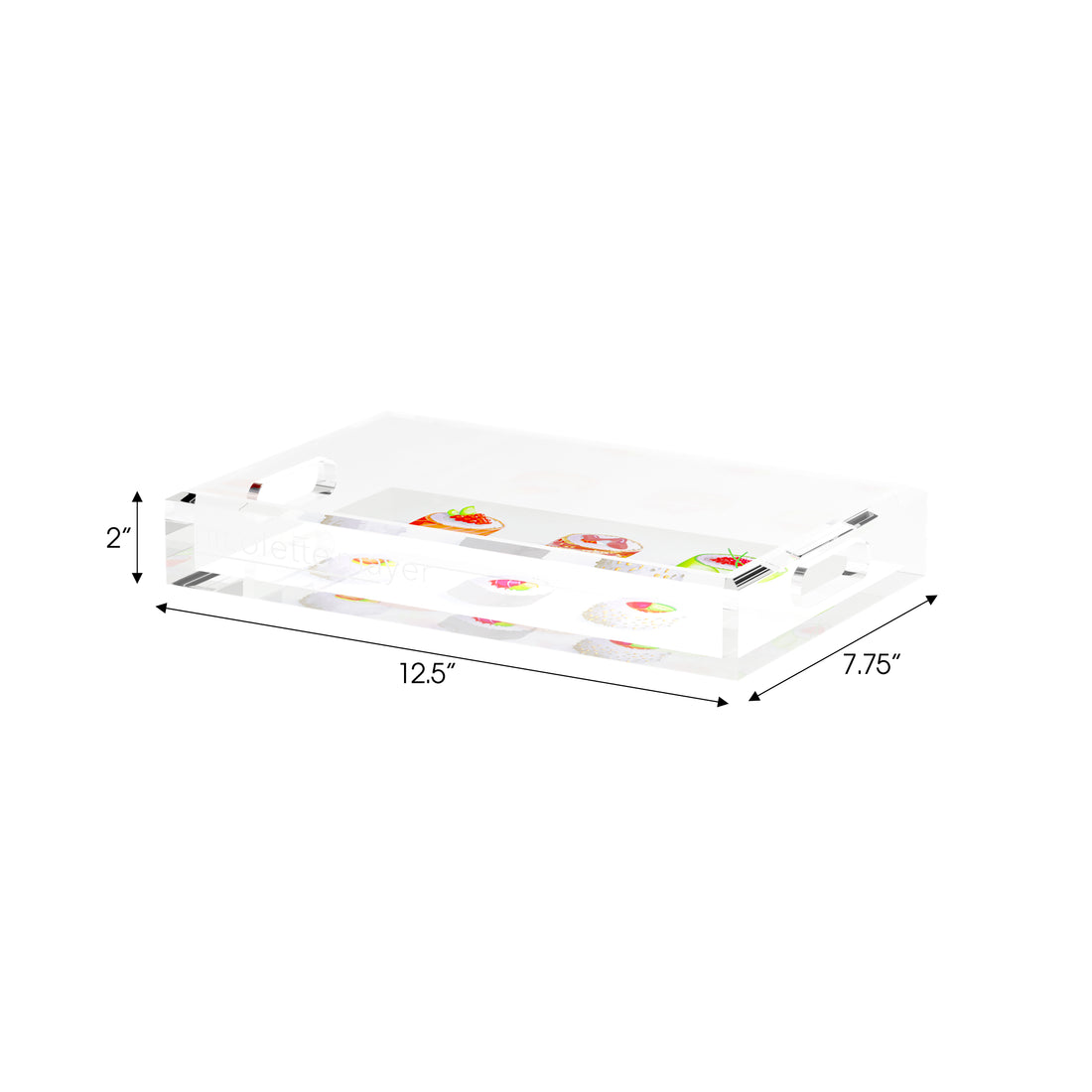 Sushi Go 12.5X7.75 Acrylic Tray - nicolettemayer.com
