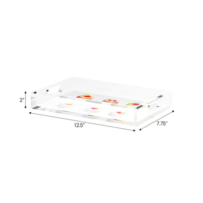 Sushi Go 12.5X7.75 Acrylic Tray - nicolettemayer.com
