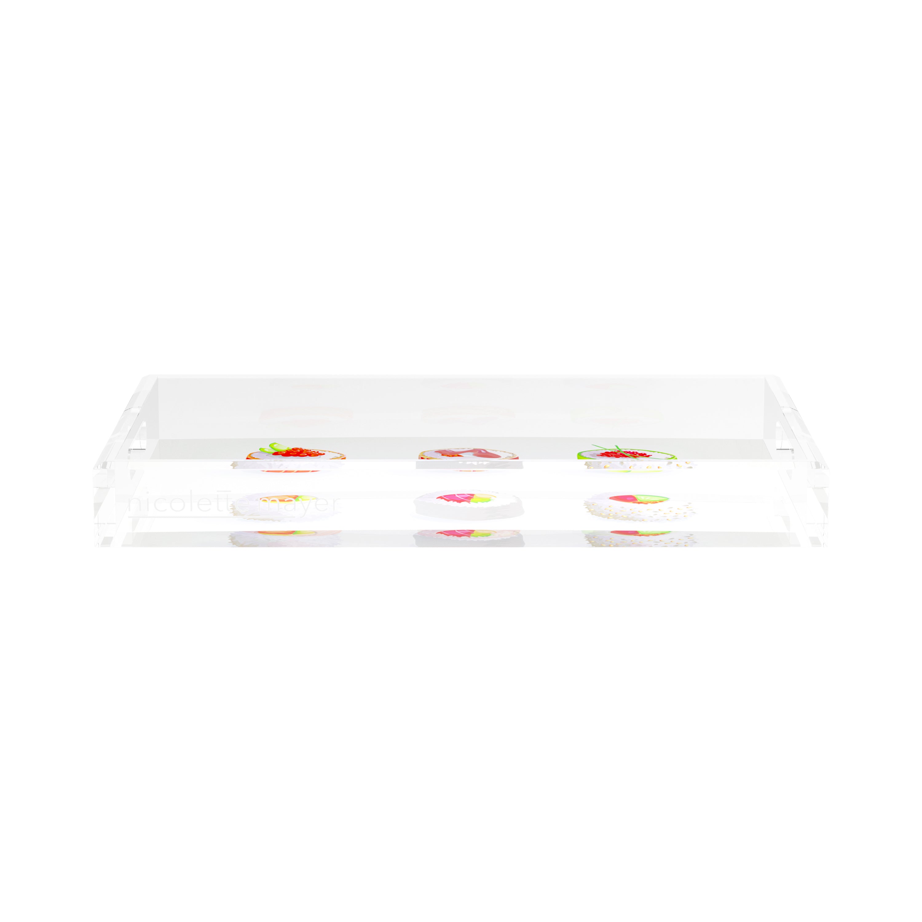 Sushi Go 17X10.5 Acrylic Tray - nicolettemayer.com

