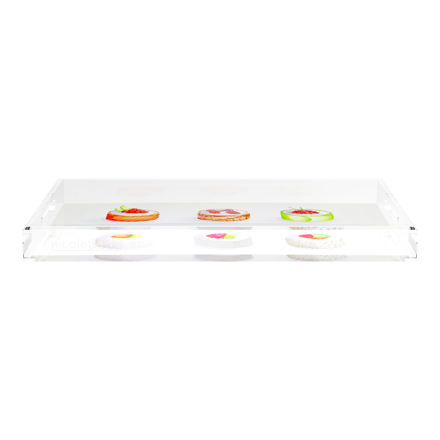 Sushi Go 22.5X14.5 Acrylic Tray - nicolettemayer.com
