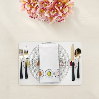 Sushi Roll Cotton Sateen Dinner Napkins - nicolettemayer.com