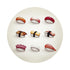 Sushi Town 16 Round Pebble Placemats, Set Of 4 - nicolettemayer.com