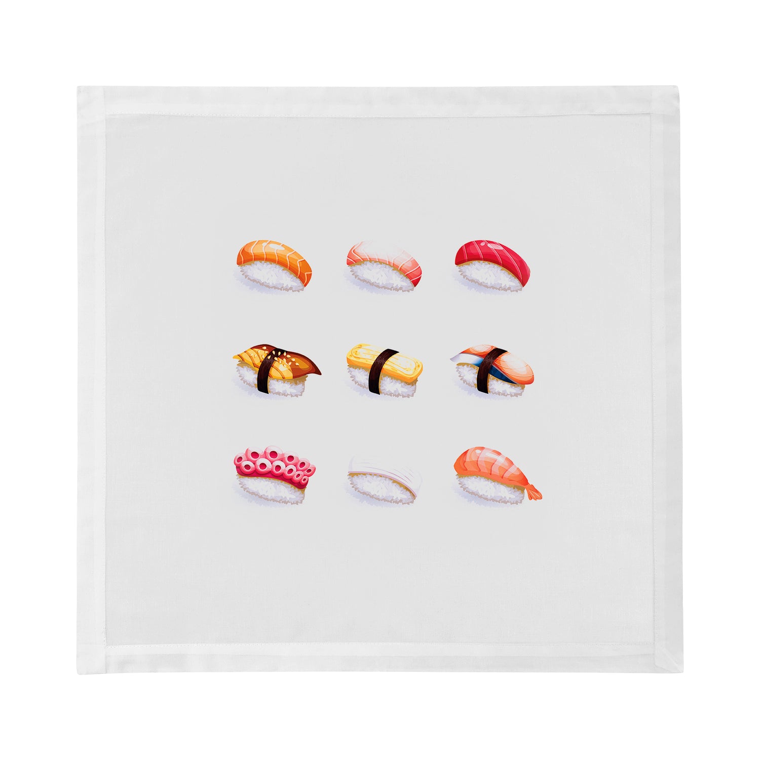 Sushi Town Cotton Sateen Dinner Napkins - nicolettemayer.com