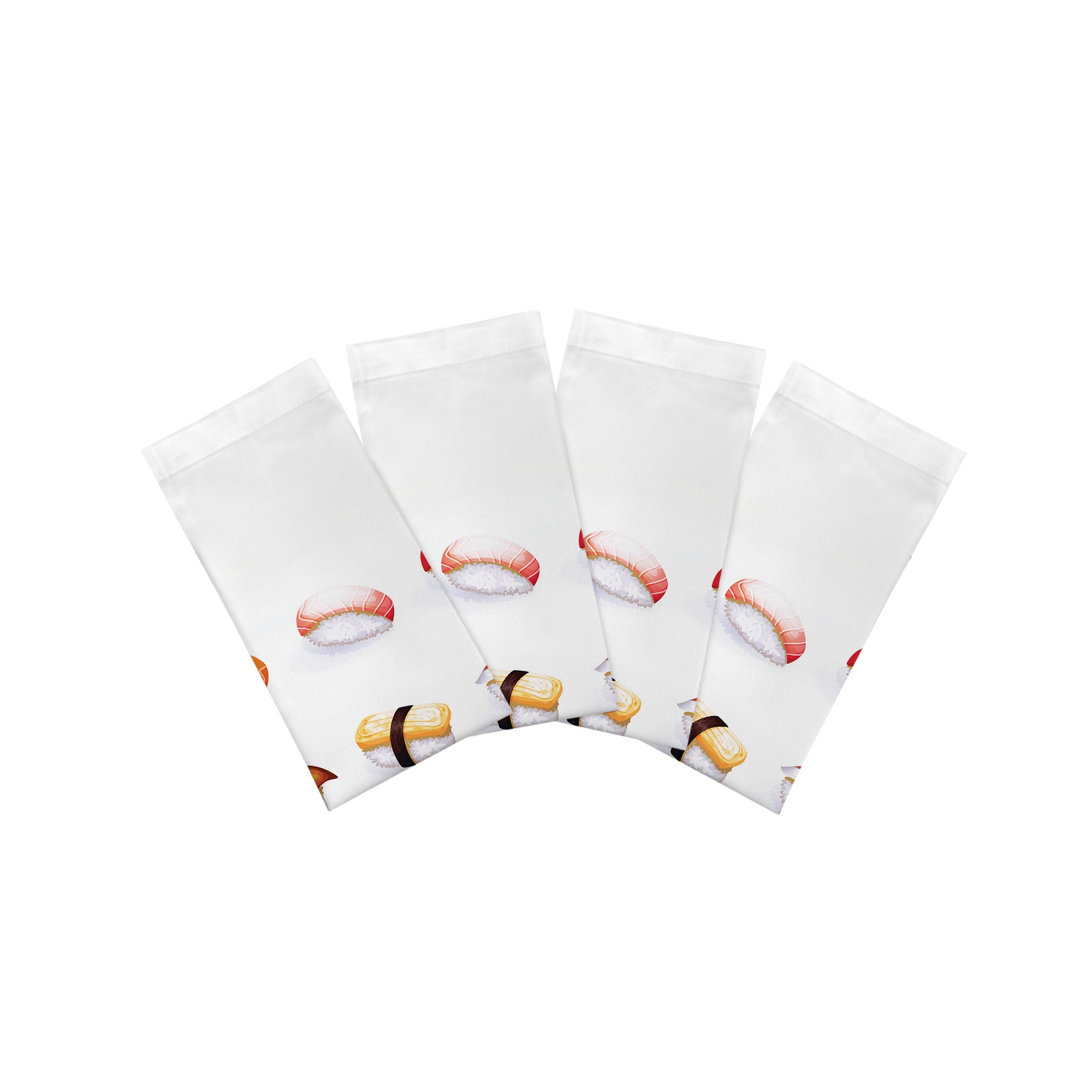 Sushi Town Cotton Sateen Dinner Napkins - nicolettemayer.com