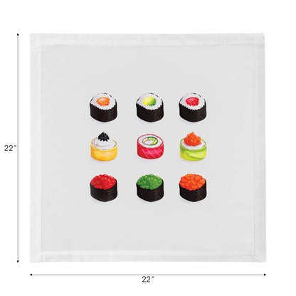 Sushi Zen Cotton Sateen Dinner Napkins - nicolettemayer.com
