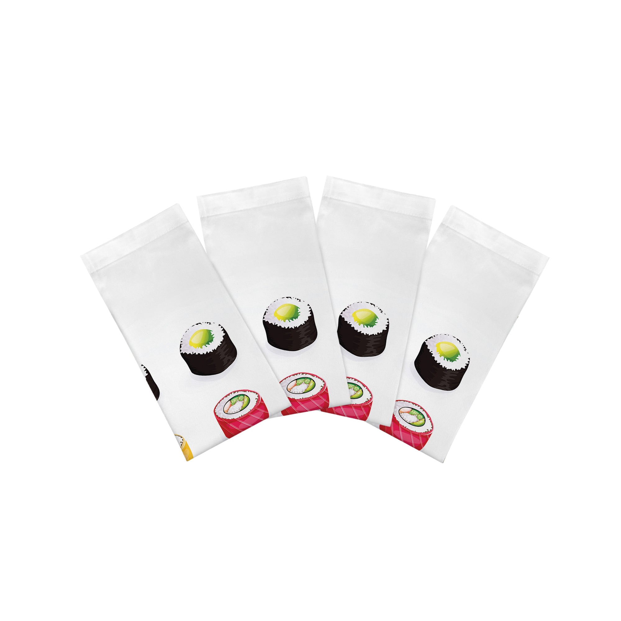 Sushi Zen Cotton Sateen Dinner Napkins - nicolettemayer.com