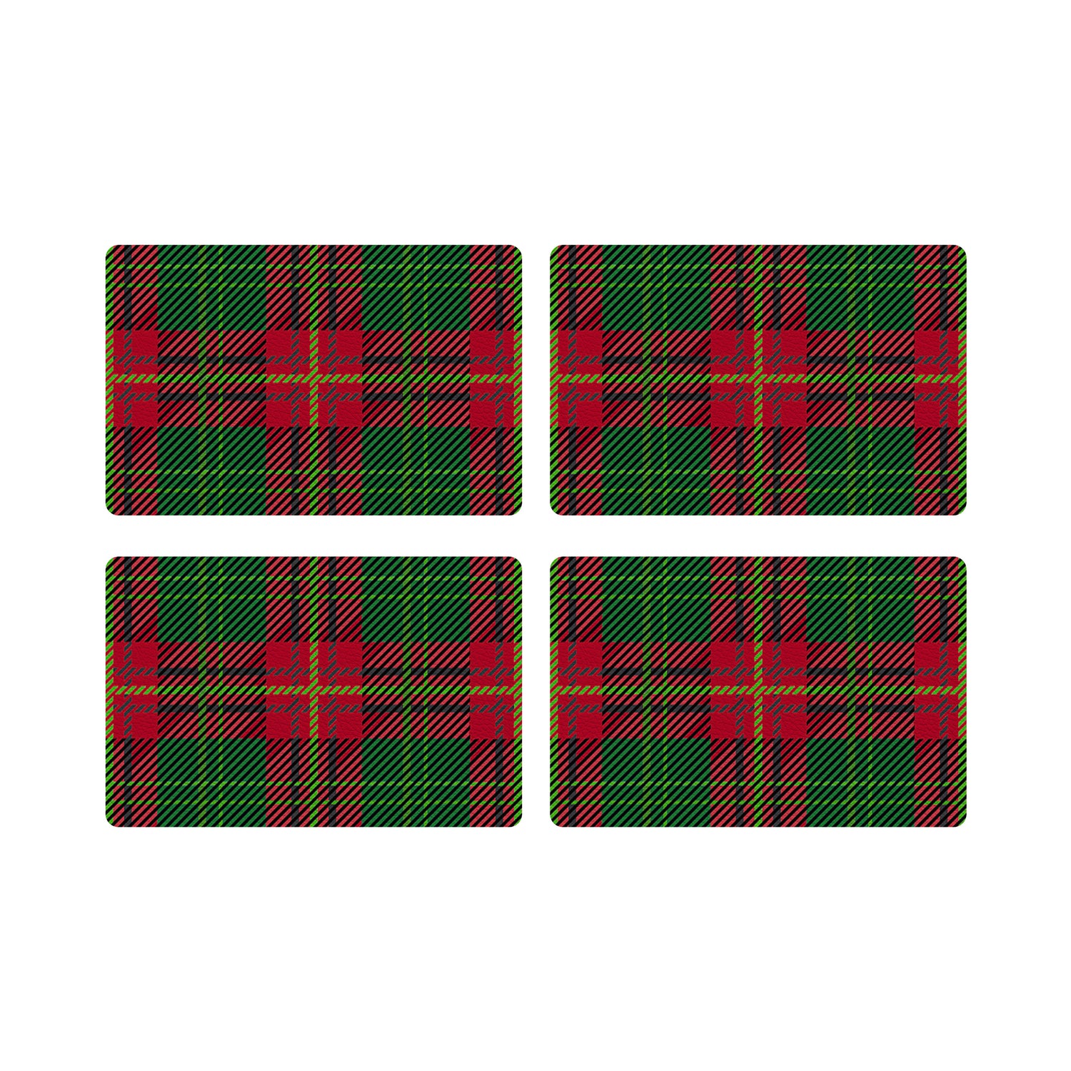 Tartan Green 17.5x12&quot; Placemats  - nicolettemayer.com

