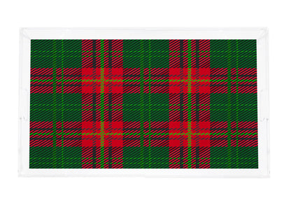 Tartan Green Vanity Tray