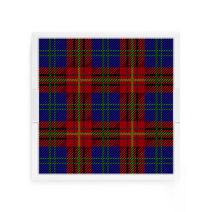 Tartan Blue 12X12 Acrylic Tray - nicolettemayer.com