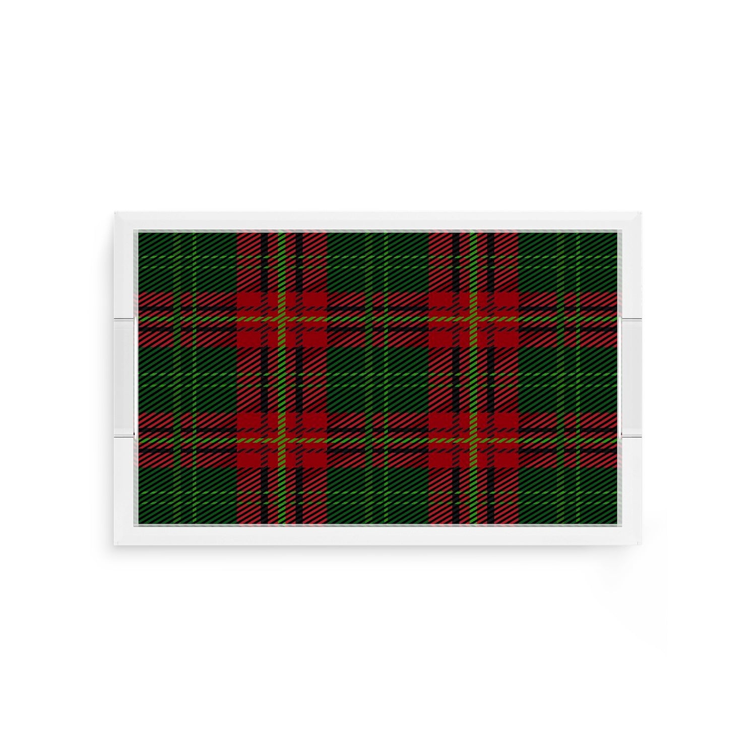 Tartan Green 12.5X7.75 Acrylic Tray - nicolettemayer.com
