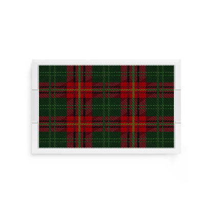 Tartan Green 12.5X7.75 Acrylic Tray - nicolettemayer.com
