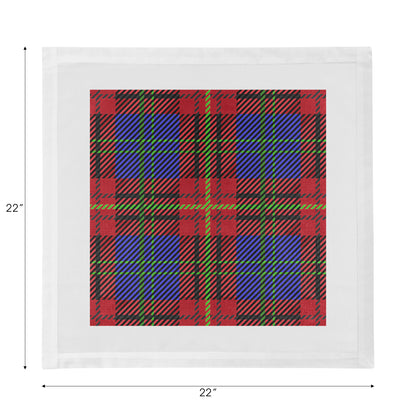 Tartan Blue 22X22 Dinner Napkins - nicolettemayer.com

