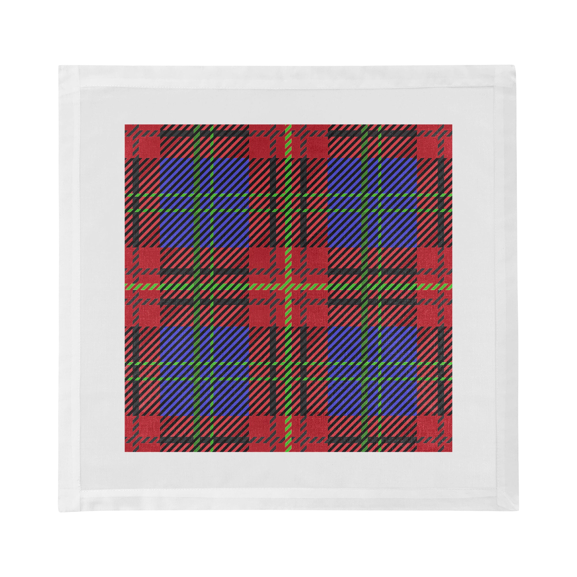 Tartan Blue 22X22 Dinner Napkins - nicolettemayer.com
