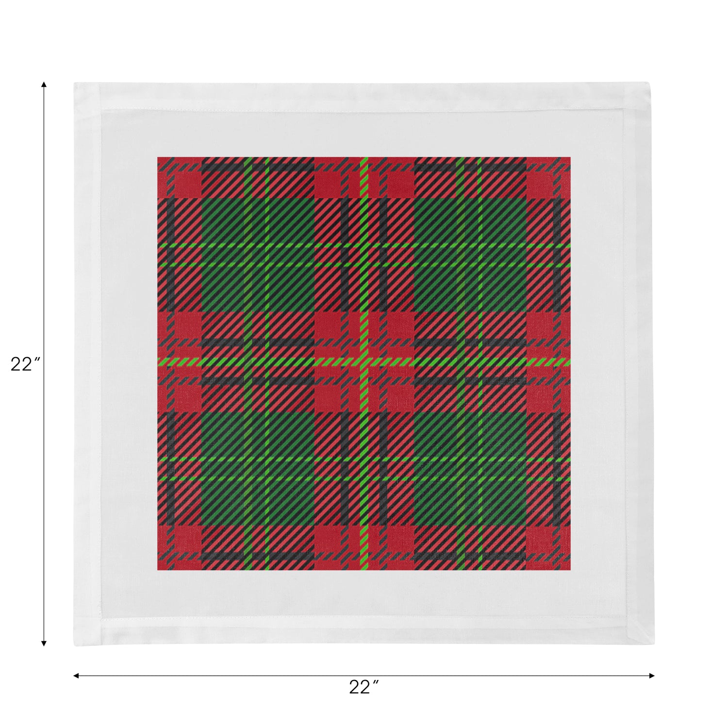 Tartan Green 22X22 Dinner Napkins - nicolettemayer.com
