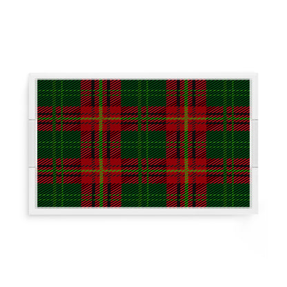 Tartan Green 17X10.5 Acrylic Tray - nicolettemayer.com
