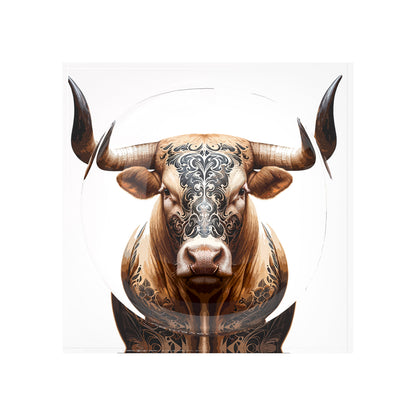 Tattoo Longhorn Acrylic Candy Catchall Dish