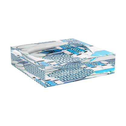 Tennis Anyone Blue White Candy Catchall Dish