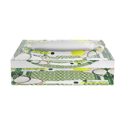 Tennis Anyone Green White Candy Catchall Dish