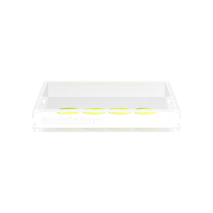 Tennis Balls  12X12 Acrylic Tray - nicolettemayer.com 