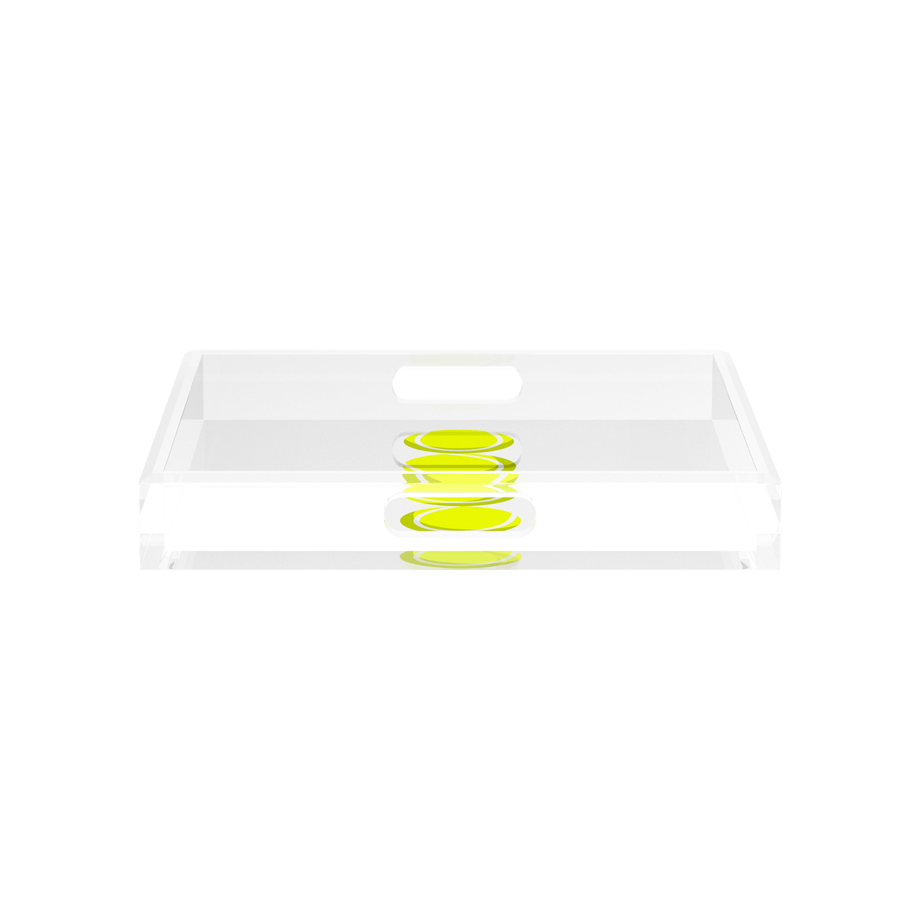 Tennis Balls  12X12 Acrylic Tray - nicolettemayer.com 