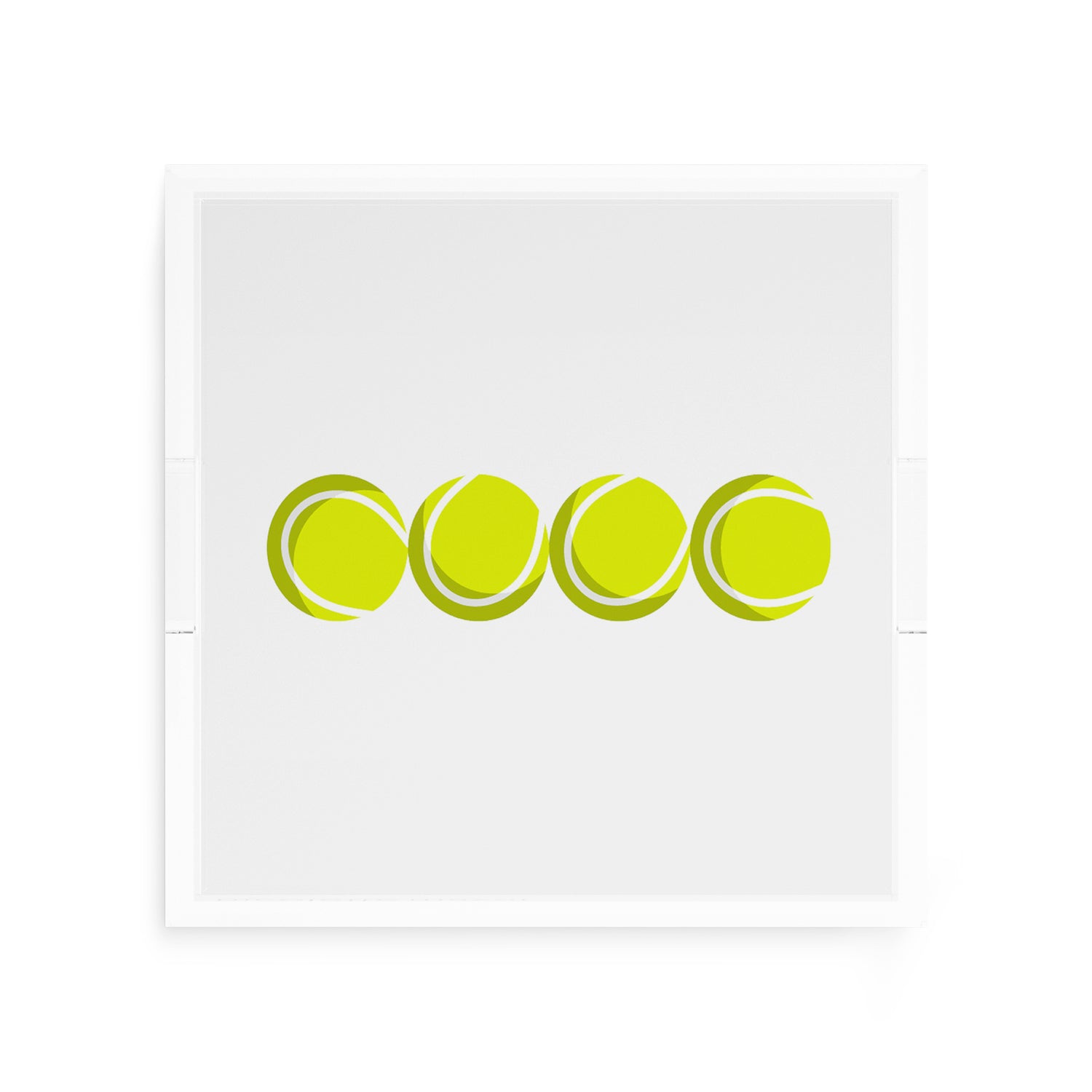 Tennis Balls  12X12 Acrylic Tray - nicolettemayer.com 