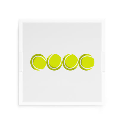 Tennis Balls  12X12 Acrylic Tray - nicolettemayer.com 