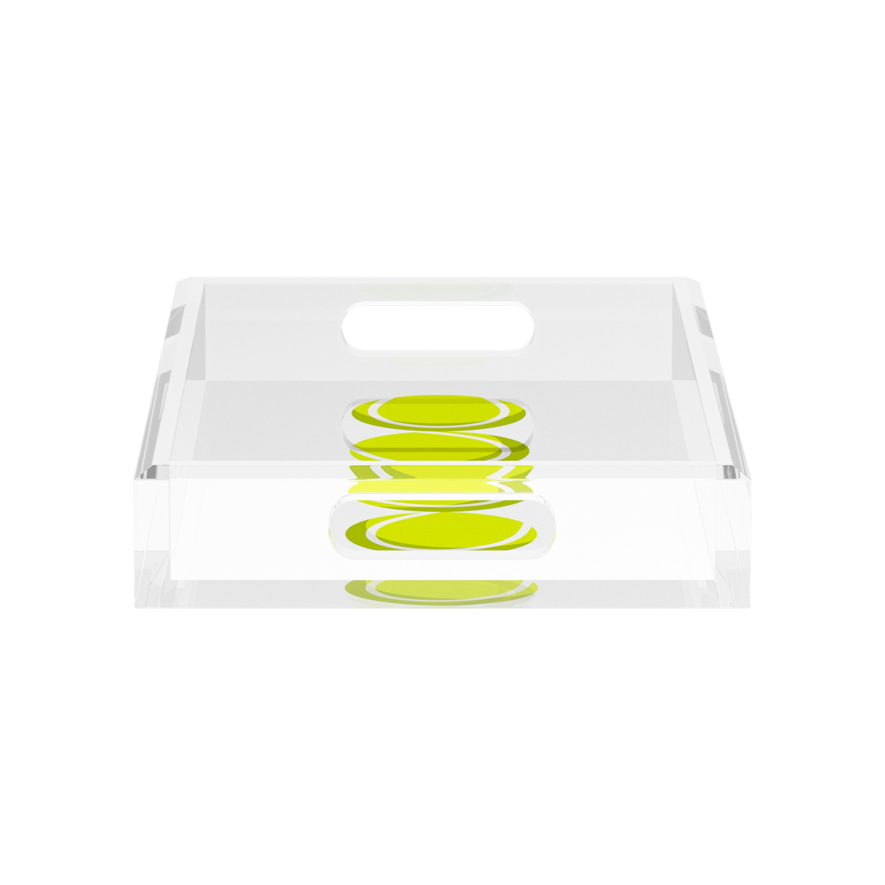 Tennis Balls  12.5x7.75 Acrylic Tray - nicolettemayer.com 