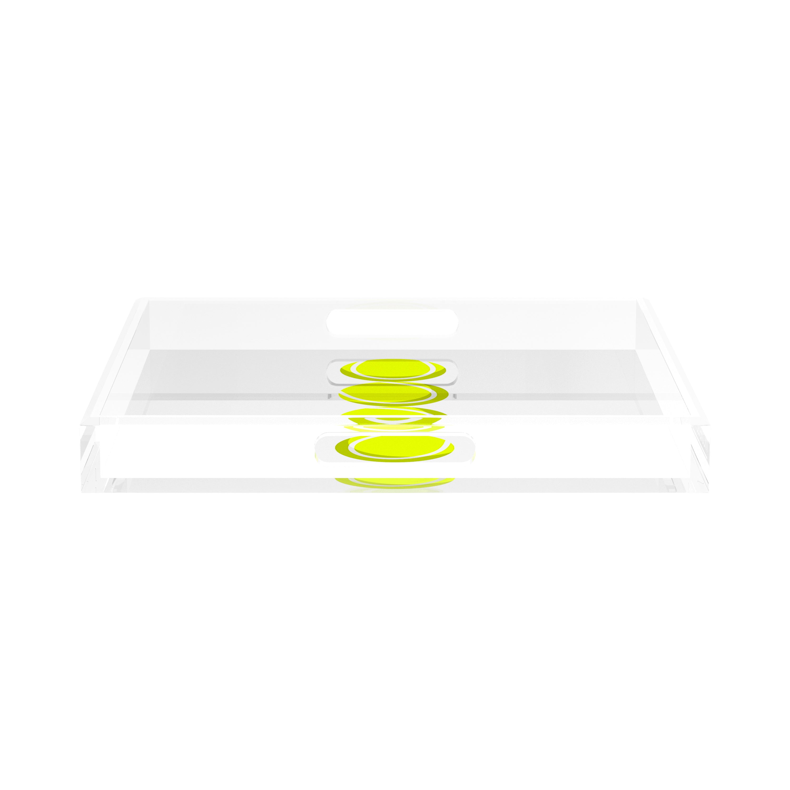 Tennis Balls  15X15 Acrylic Tray - nicolettemayer.com 
