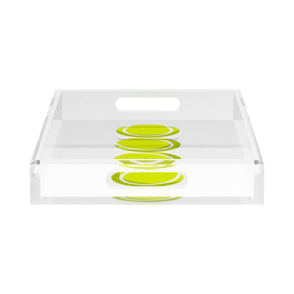 Tennis Balls  17X10.5 Acrylic Tray - nicolettemayer.com 