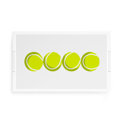 Tennis Balls  17X10.5 Acrylic Tray - nicolettemayer.com 