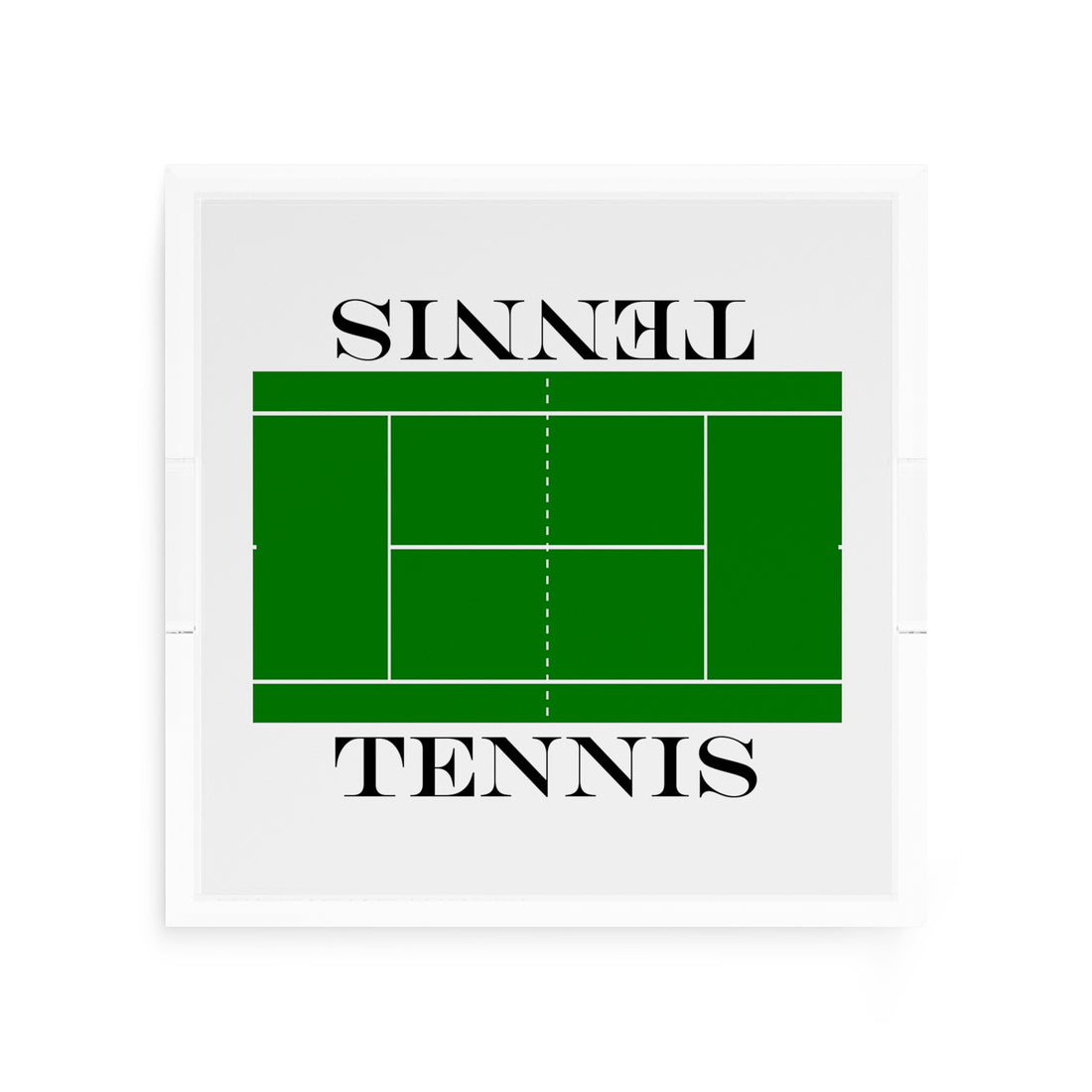 Tennis Court 12X12 Acrylic Tray - nicolettemayer.com 