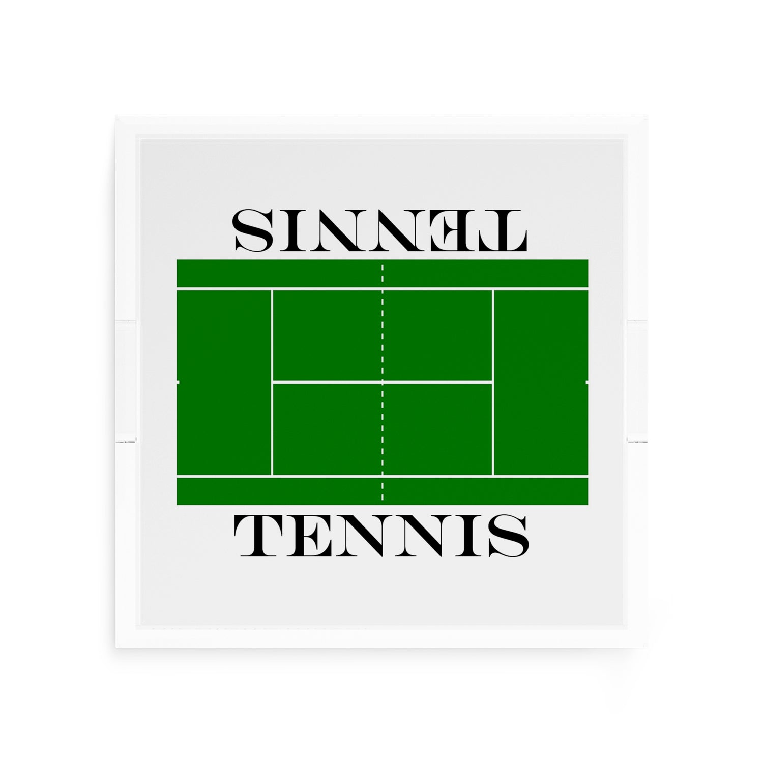 Tennis Court 12X12 Acrylic Tray - nicolettemayer.com 