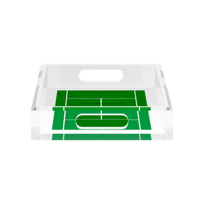 Tennis Court  12.5x7.75 Acrylic Tray - nicolettemayer.com 