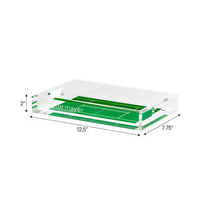 Tennis Court  Set of 3 Acrylic Tray - nicolettemayer.com 